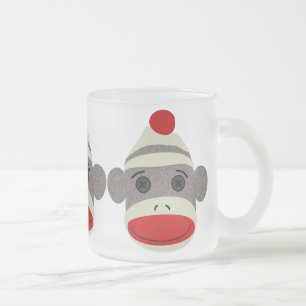 Tasse Givré Visage de singe de chaussette