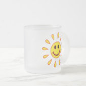 Tasse Givré Visage de soleil (Devant droit)