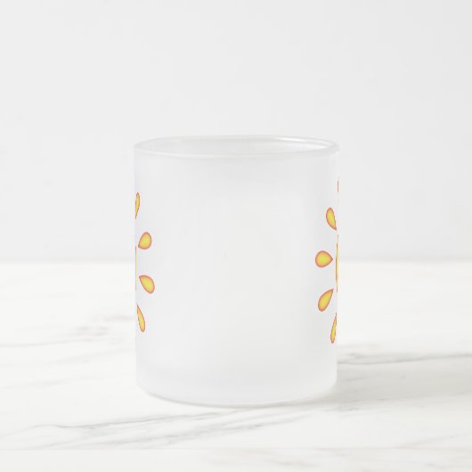 Tasse Givré Visage de soleil (Centre)