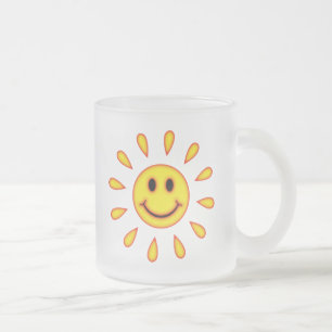 Tasse Givré Visage de soleil