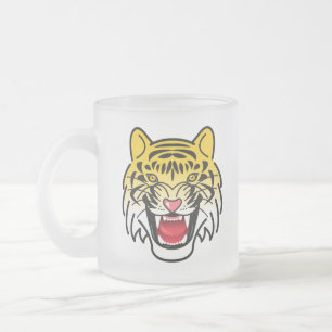 Tasse Givré Visage de Tigre Souriant Art-21876