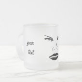 Tasse Givré Visage fâché (Devant gauche)