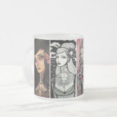 Tasse Givré visages de dame (Devant gauche)