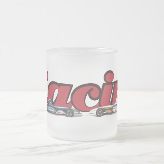 Tasse Givré Voitures de course (Centre)