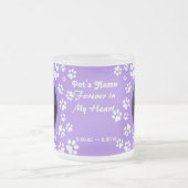 Tasse Givré Vos photos commémoratives de chats Empreintes de p (Centre)