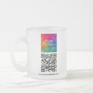 Tasse Givré Votre code QR personnalisé de logo promotionnel mo