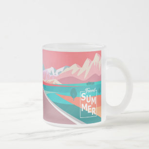 Tasse Givré Voyage Summer Sunset Sky Road Trier Rocky Mountain
