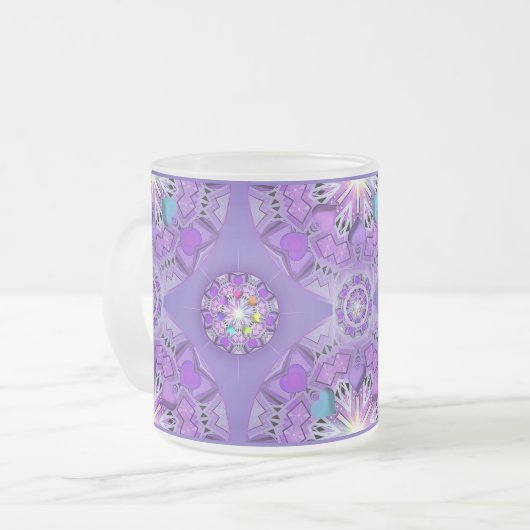 Tasse Givré W2 pourpre (Devant gauche)