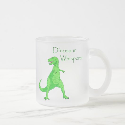 Tasse Givré Whisperer de dinosaure (Droit)