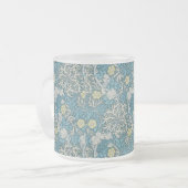 Tasse Givré William Morris, motif Art nouveau, algues, bleu, f (Devant gauche)