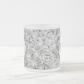 Tasse Givré Willow se déleave. Abstract (Centre)