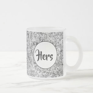 Tasse Givré Willow se déleave. Abstract