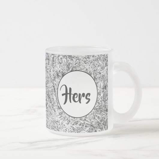 Tasse Givré Willow se déleave. Abstract (Droit)