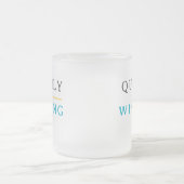 Tasse Givré Winning Quietly – Minimal Typography  (Centre)