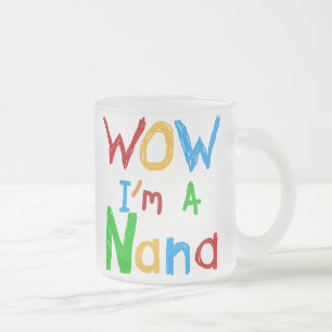 Tasse Givré WOW Je suis un T-shirts et cadeaux Nana