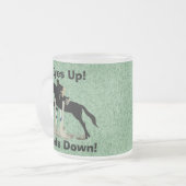 Tasse Givré Yeux ! Talons vers le bas ! Pullover de cheval (Devant gauche)