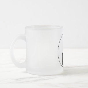 Tasse Givré yin noir et blanc et le chat yang design d'amour