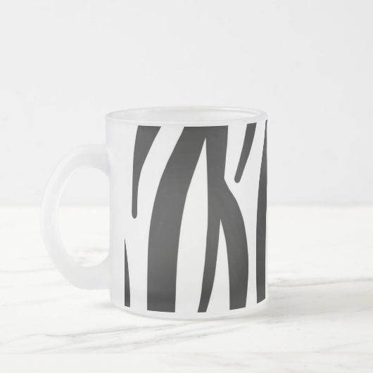 Tasse Givré Zèbre (Gauche)