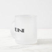 Tasse Givré Zen noir givré muqueuse (Devant gauche)