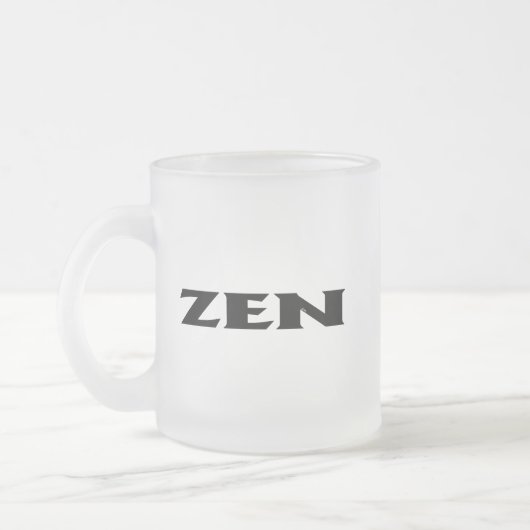Tasse Givré Zen noir givré muqueuse (Gauche)