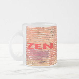 Tasse Givré Zen rouge roseaux givré muqueuse