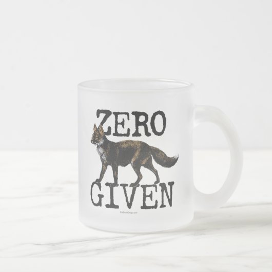 Tasse Givré Zéro (Fox) donné (Droit)