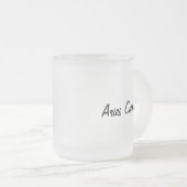 Tasse givrée Corp. de Aries (Devant droit)