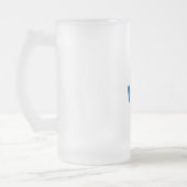 Tasse givrée de banc bleu (Gauche)