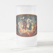 Tasse givrée de cavaliers (Centre)