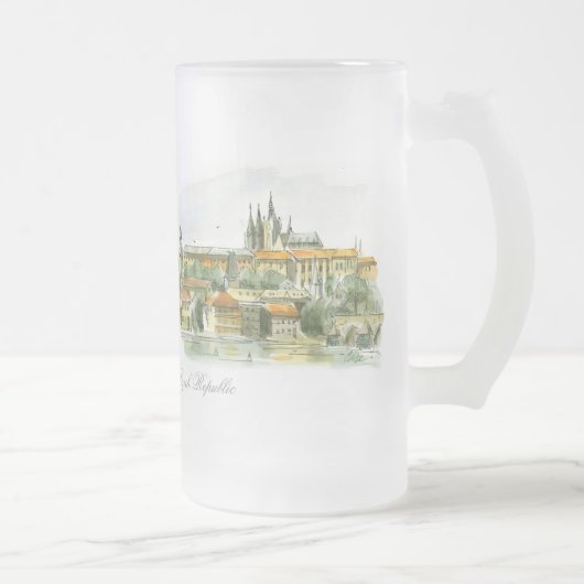 Tasse givrée de château de Prague (Droit)