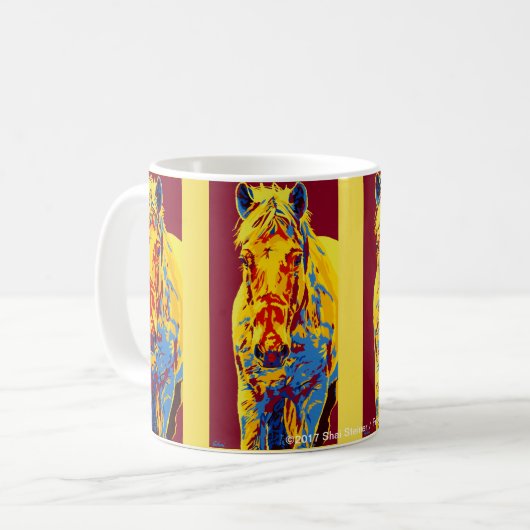 Tasse givrée de cheval (Devant gauche)