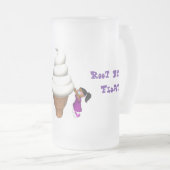 Tasse givrée de crème glacée d'enfant de flotteur (Devant droit)