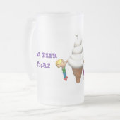 Tasse givrée de crème glacée d'enfant de flotteur (Devant gauche)