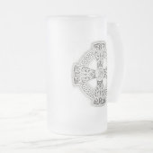 Tasse givrée de croix celtique (Devant droit)