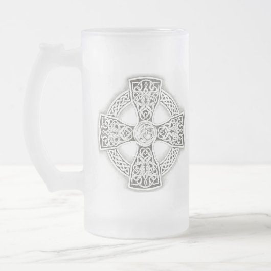 Tasse givrée de croix celtique (Gauche)