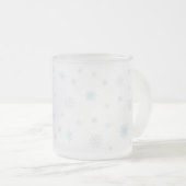 Tasse givrée de flocon de neige (Devant droit)