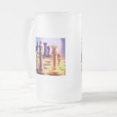 Tasse givrée de jeu d'échecs (Devant gauche)