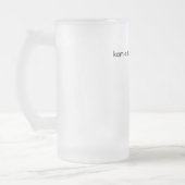 Tasse givrée de léopard de neige (Gauche)