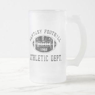 Tasse givrée du football d'imaginaire