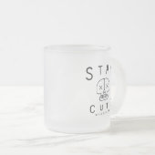 Tasse givrée en verre givré de 10 onces (Devant droit)