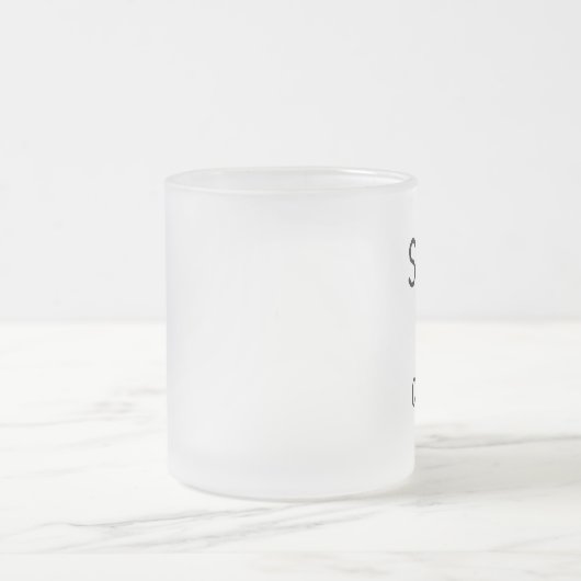 Tasse givrée en verre givré de 10 onces (Centre)