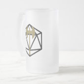 Tasse givrée inspirée barbare de D&D (Devant gauche)