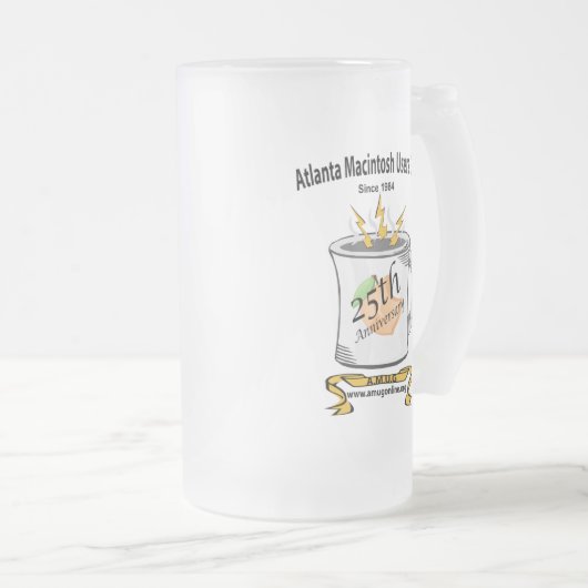 TASSE givrée par anniversaire d'AMUG 25ème (Devant droit)