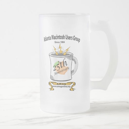 TASSE givrée par anniversaire d'AMUG 25ème (Droit)