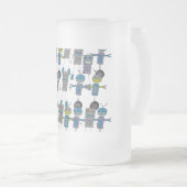 Tasse givrée par armée de robot (Devant droit)