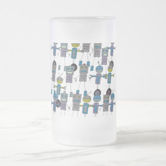 Tasse givrée par armée de robot (Centre)