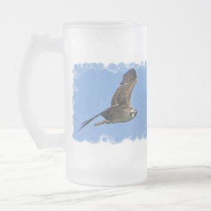 Tasse givrée par balbuzard de vol