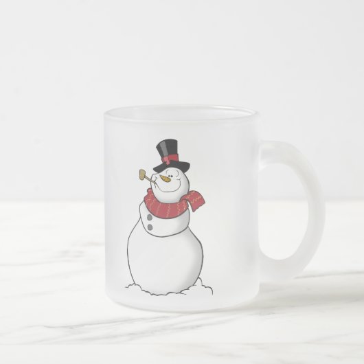 Tasse givrée par bonhomme de neige (Droit)
