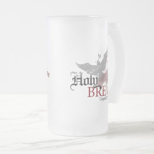 Tasse givrée par Brew saint - 16oz (Devant droit)