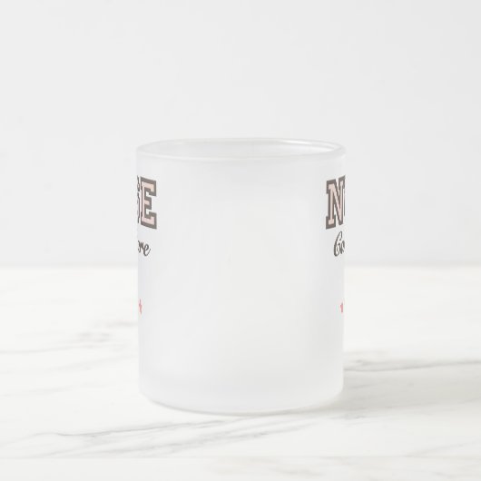 Tasse givrée par caducée cardiaque d'infirmière de (Centre)